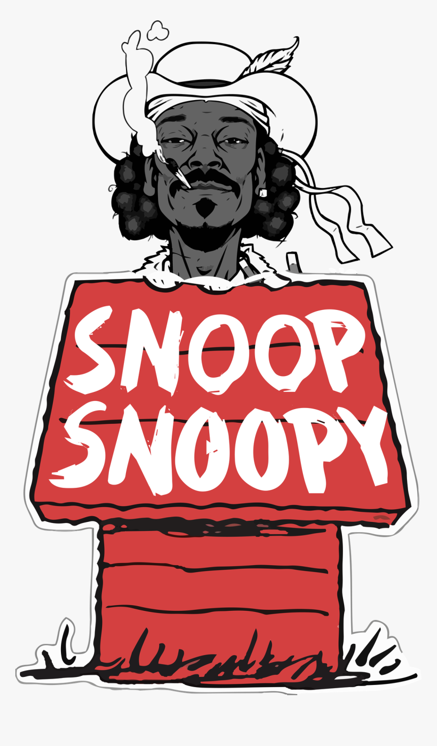 Transparent Snoopy Reading Clipart - Snoop Dogg Smoking Cartoon, HD Png Download, Free Download