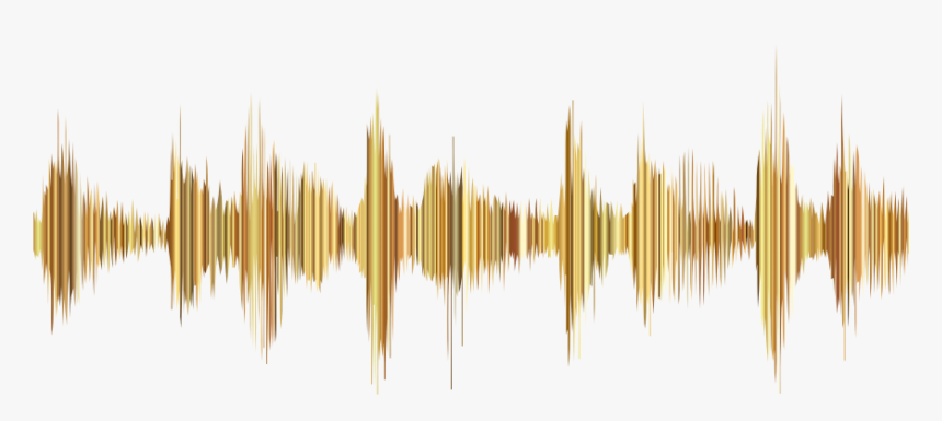 Gold Sound Wave Png , Png Download - Gold Sound Wave Png, Transparent Png, Free Download