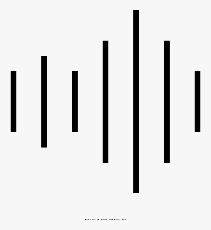 Sound Wave Coloring Page - Plot, HD Png Download, Free Download