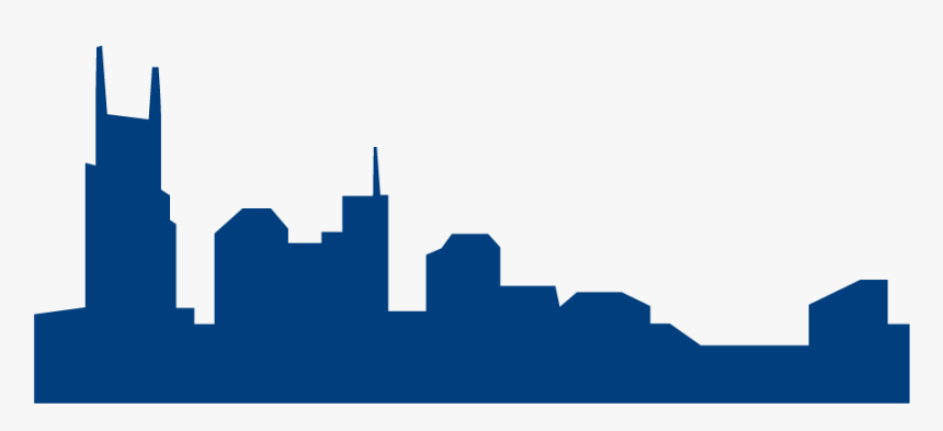 Nashville Skyline Silhouette Png, Transparent Png, Free Download