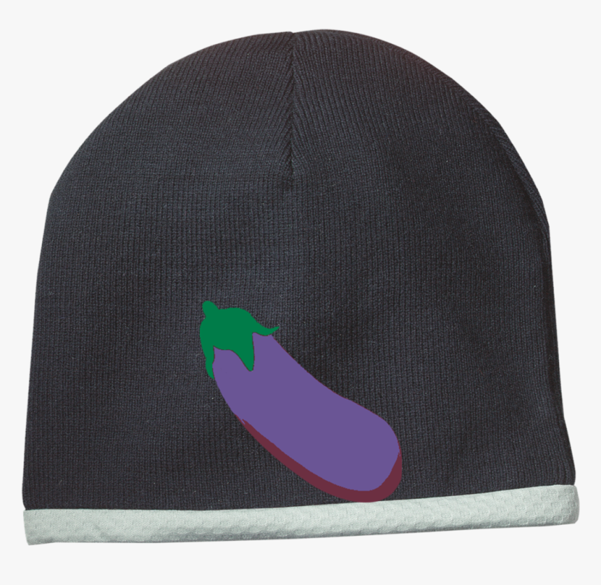 Eggplant Emoji Performance Knit Cap - Beanie, HD Png Download, Free Download