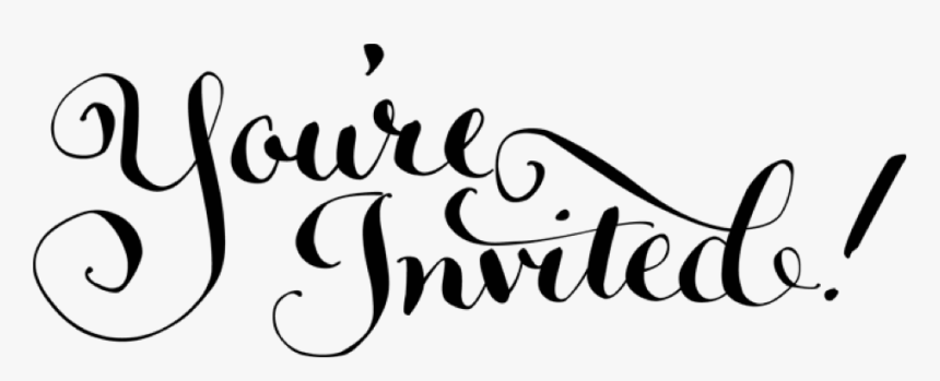 Youre Invited To A Wedding Clipart - You Are All Invited, HD Png Download, Free Download