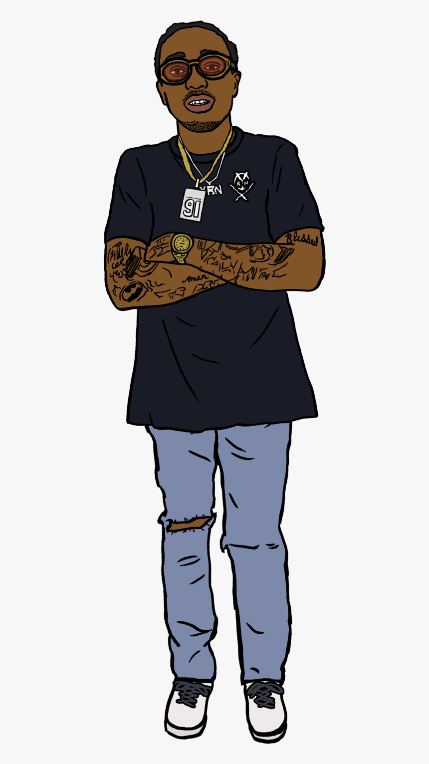 Quavo Draft Copy Copy - Cartoon, HD Png Download, Free Download