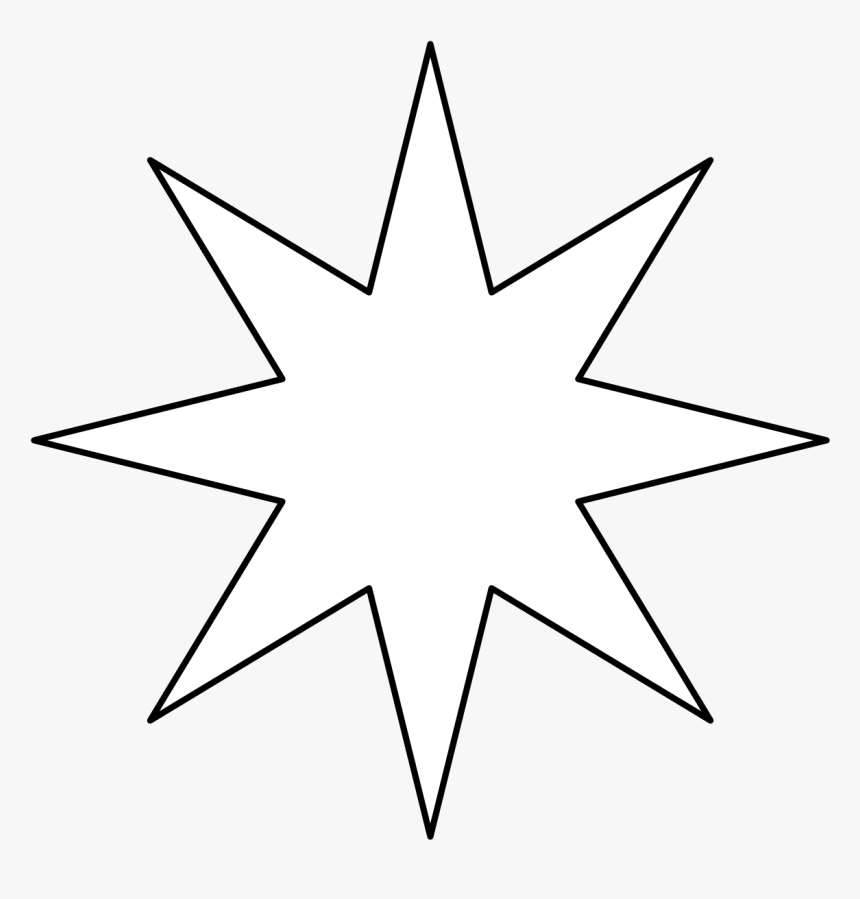 6 Point Star Png - 6 Point Star Cut Out, Transparent Png, Free Download