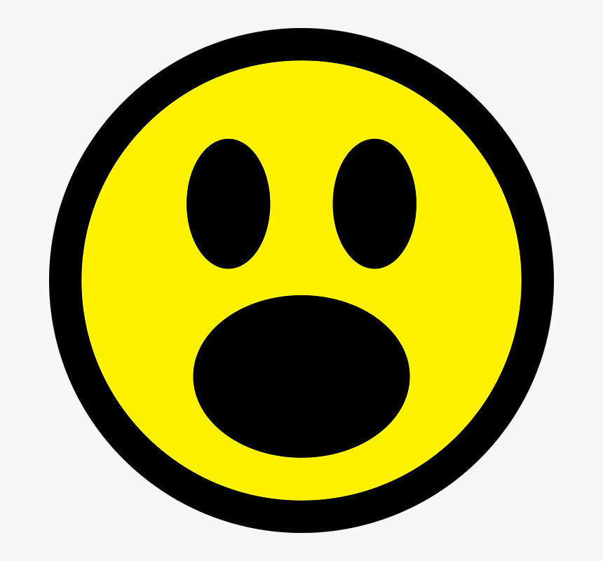 Smiley, Emoticon, Astonished, Face, Icon, Good, Sign - Estados De Animo Asombrado, HD Png Download, Free Download