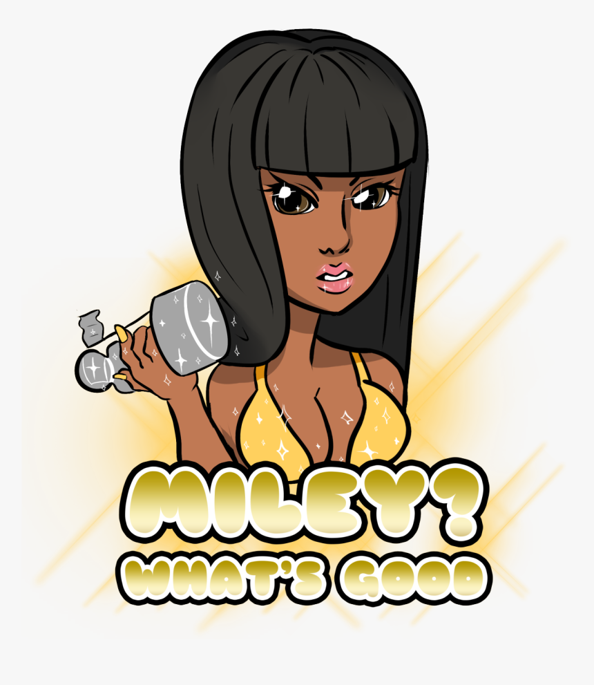 ﾟ✧ Transparent Nicki Minaj To Slay Your Blog - Cartoon, HD Png Download, Free Download