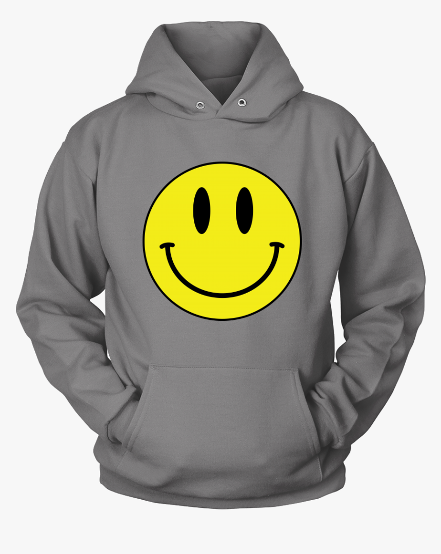 Big Smiley Face Emoji Unisex Hoodie - I D Rather Be Reading Hoodie, HD Png Download, Free Download