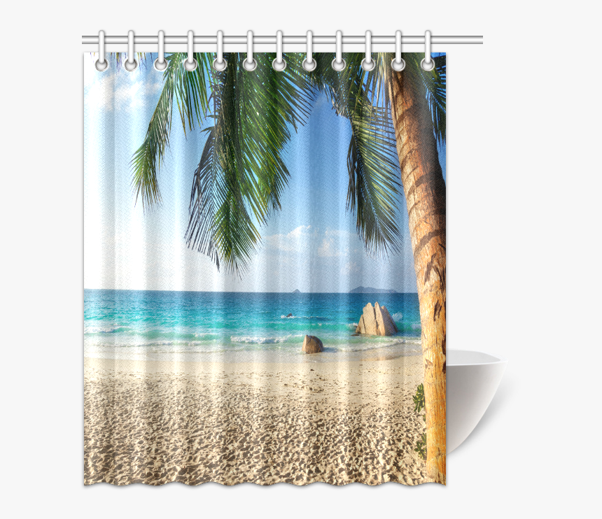 Tropical Beach Shower Curtain 60quotx72quot Id D54958 - Window Blind, HD Png Download, Free Download