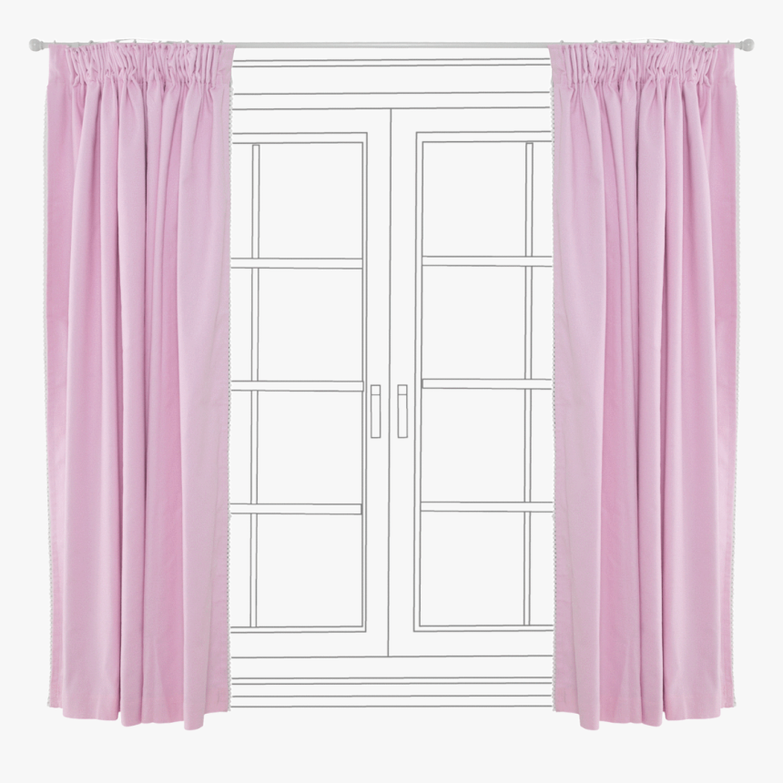 Children"s Blackout Curtains - Png Transparent Windows With Curtains, Png Download, Free Download