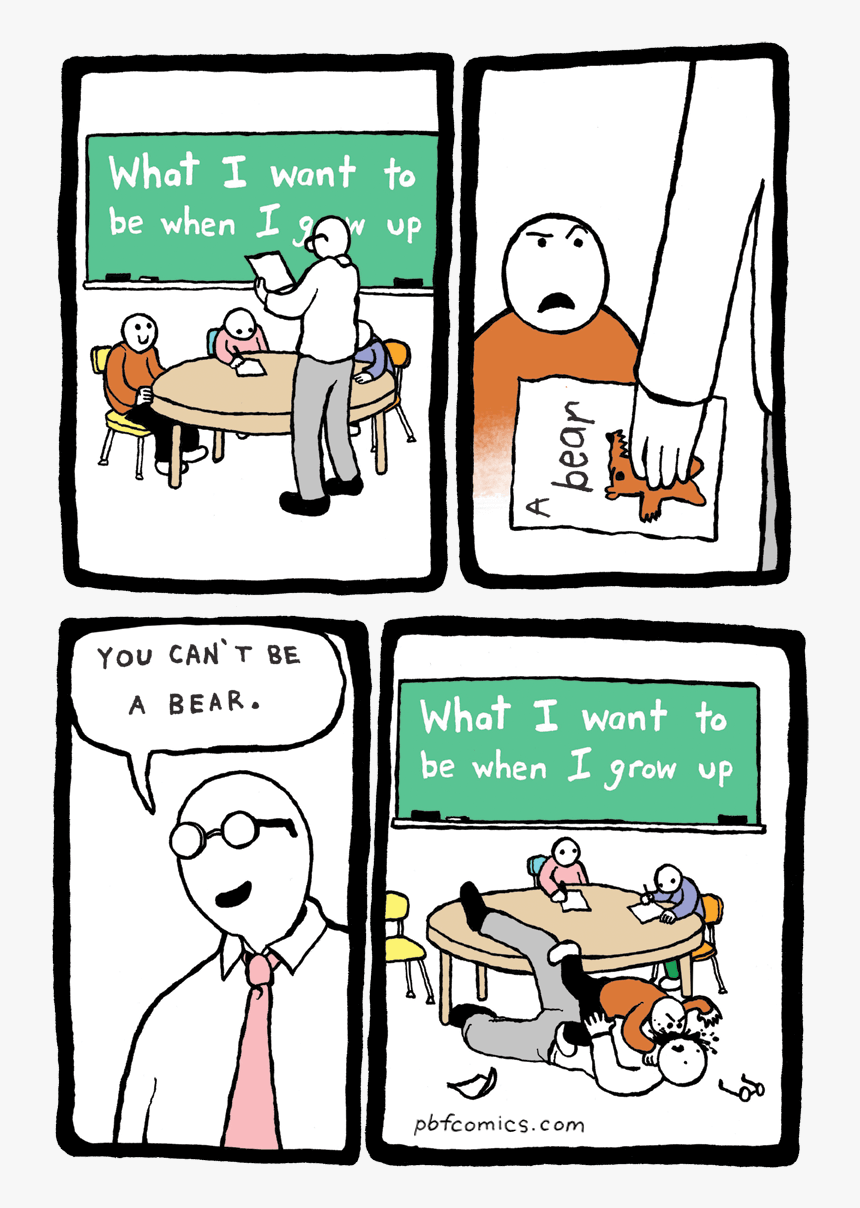 You Can T Be A Bear Comic, HD Png Download, Free Download