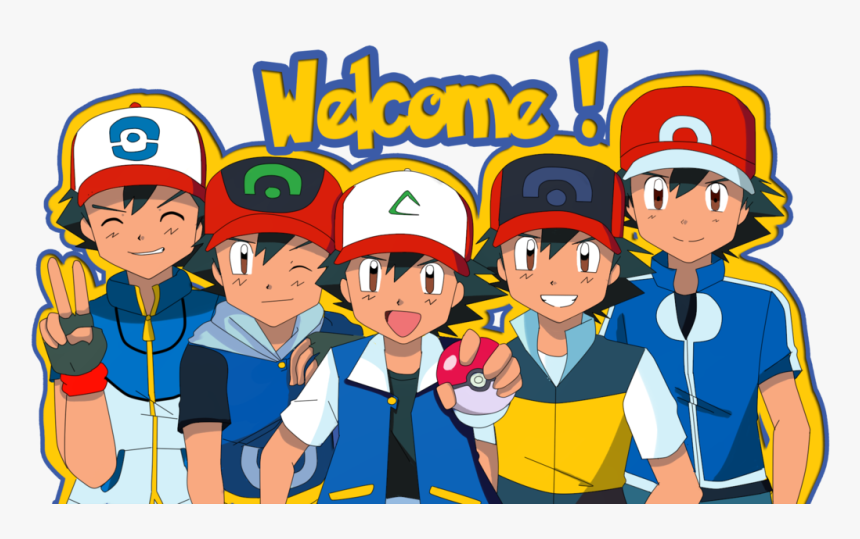 All Forms Of Ash Ketchum, HD Png Download, Free Download