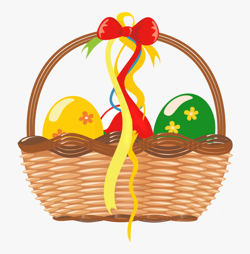 Cartoon Easter Basket Png - Cesta De Picnic Png, Transparent Png, Free Download