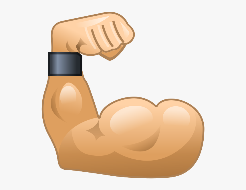 Muscle Png Image - Muscle Arm Emoji, Transparent Png, Free Download