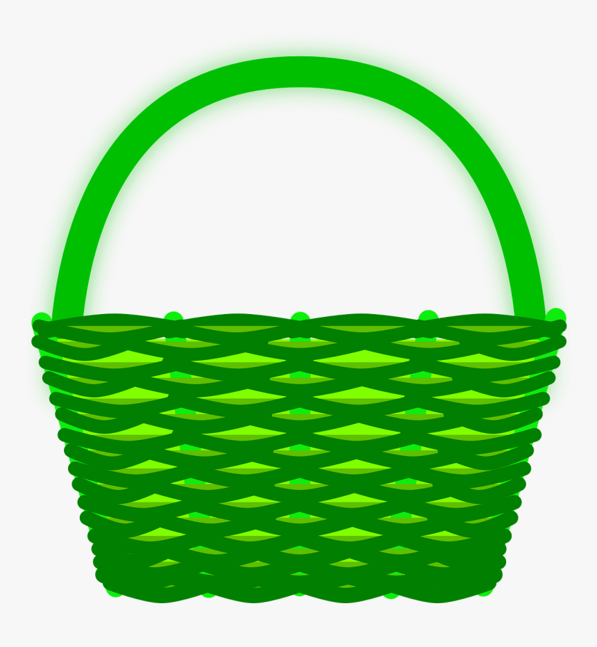 Empty Easter Basket Png Clipart - Clip Art Easter Basket Png, Transparent Png, Free Download