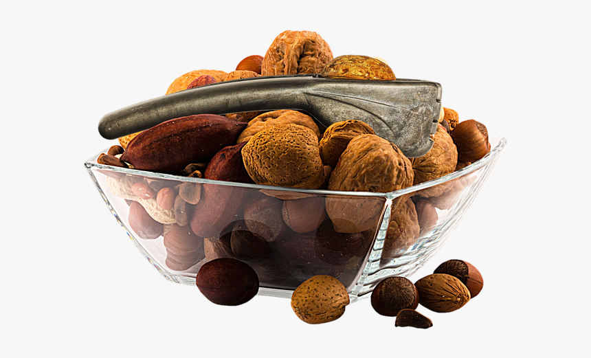 Mixed Nuts, Glass, Isolated, Cutout, Nutcracker Walnut - กระป๋อง ใส่ ถัว, HD Png Download, Free Download