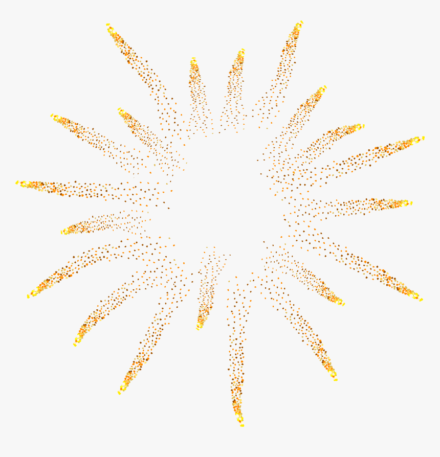 Gold Firework Png, Transparent Png, Free Download