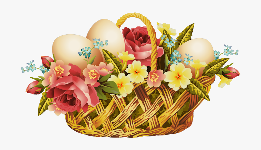 Basket Easter Royalty-free Free Clipart Hd Clipart - Happy Easter Business Card, HD Png Download, Free Download