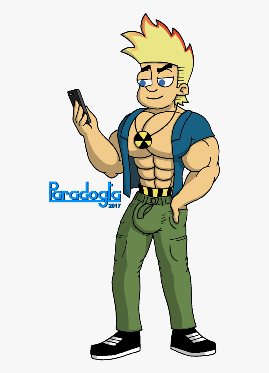 Muscle Teen Johnny Test By Paradogta - Johnny Test Muscle, HD Png Download, Free Download