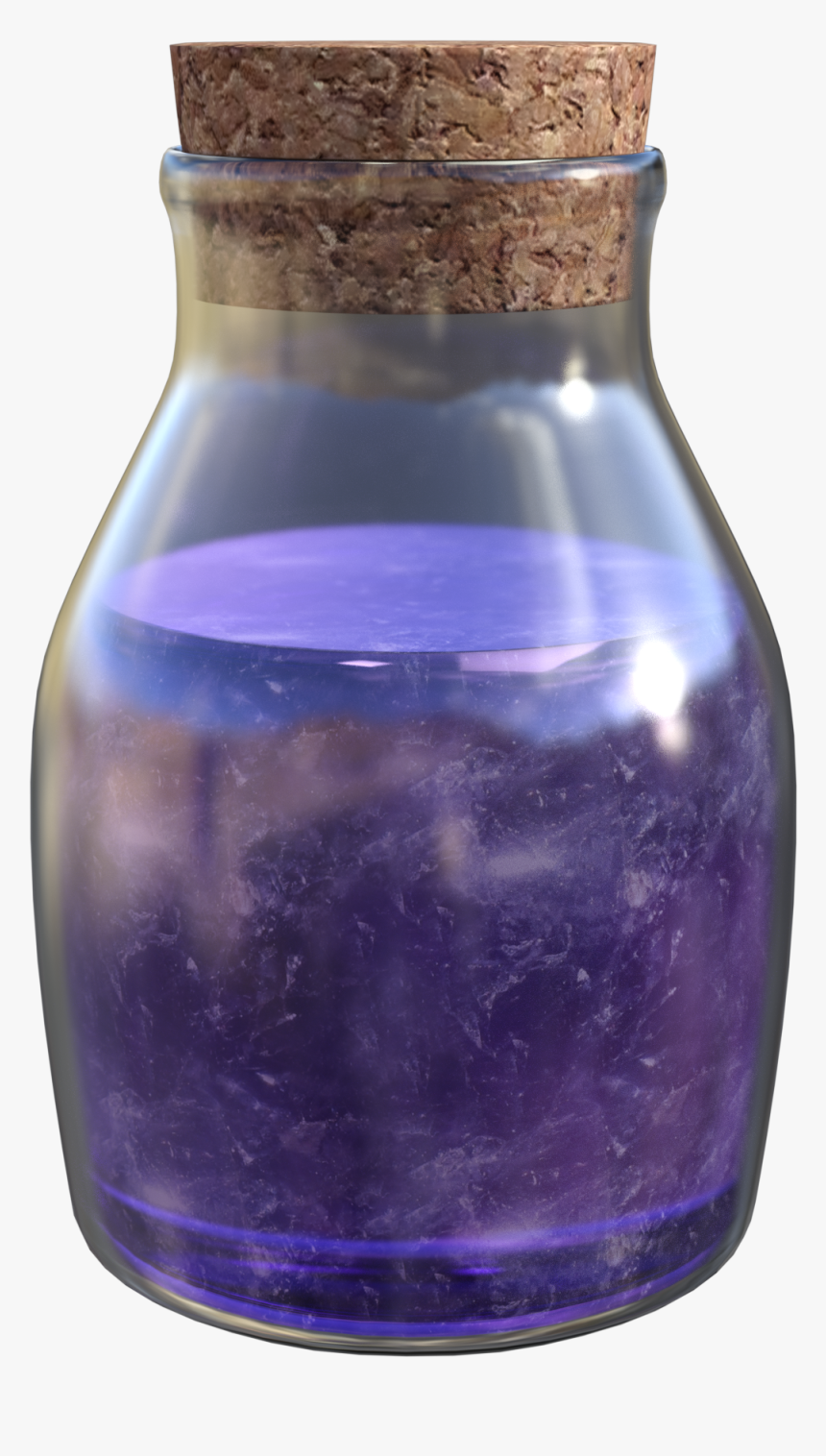 Potion Of Necrotic Resistance - Glass Bottle, HD Png Download, Free Download