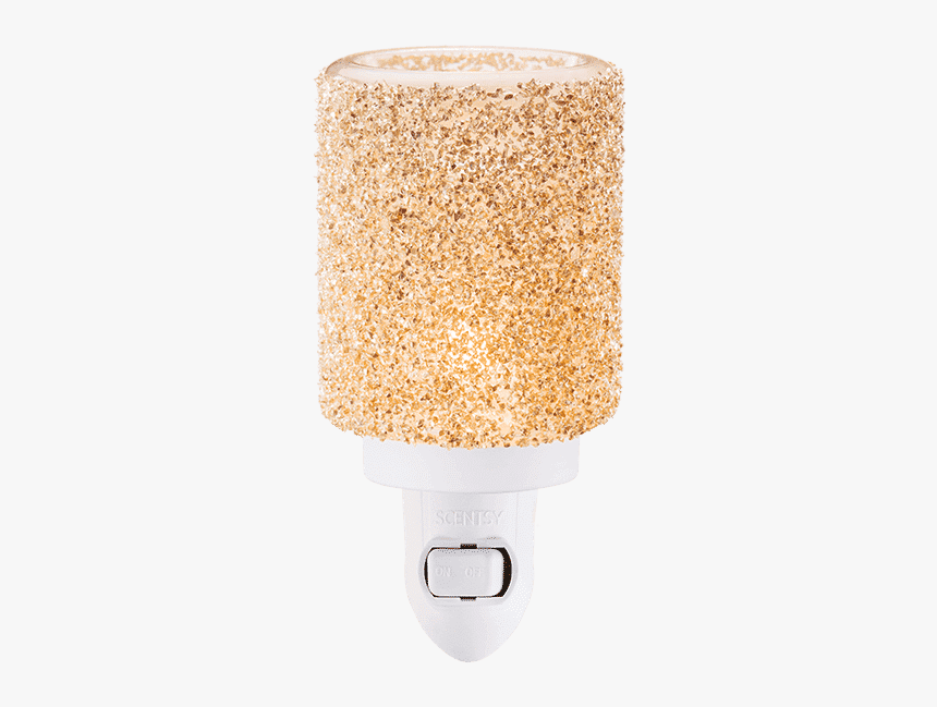 Glitter Silver Nightlight Mini Scentsy Warmer Incandescent - Lampshade, HD Png Download, Free Download
