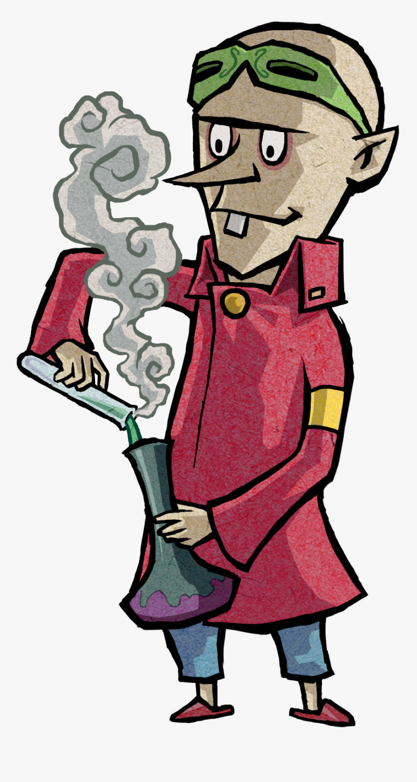 Doc Bandam - Characters Wind Waker Mako, HD Png Download, Free Download