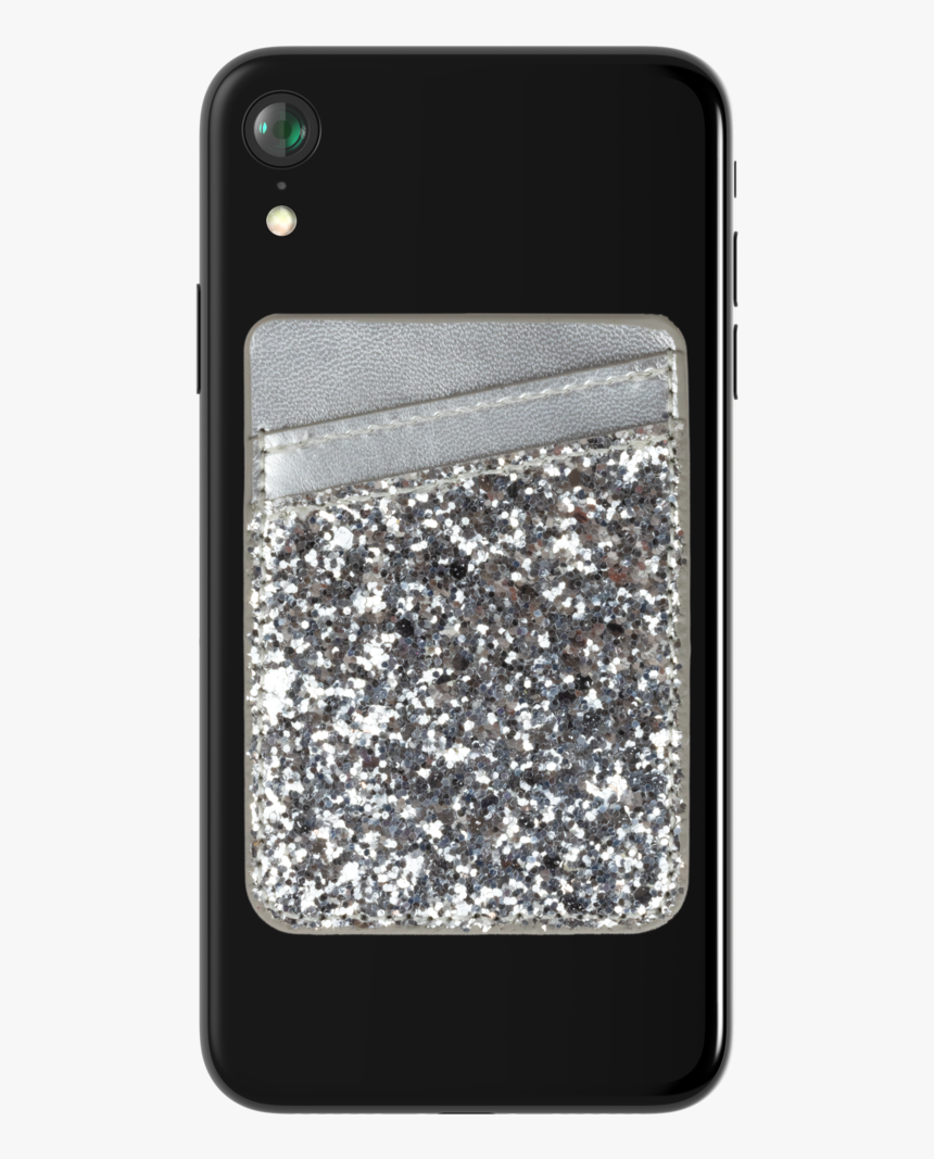 Silver Glitter Smartphone Wallet - Smartphone, HD Png Download, Free Download