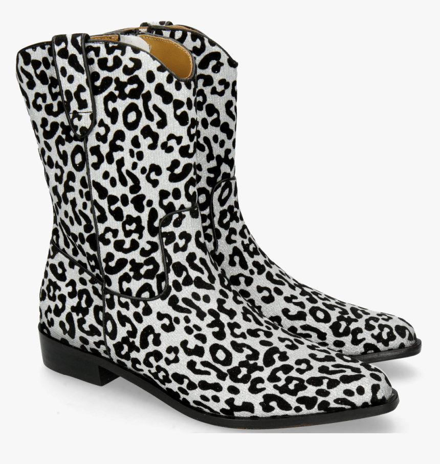 Boots Marlin 31 Leo Glitter Silver - Cowboy Boot, HD Png Download, Free Download