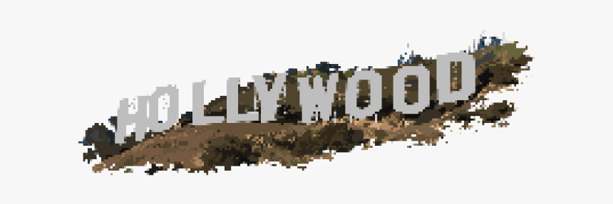 Hollywood Sign Clipart - Hollywood Png, Transparent Png, Free Download