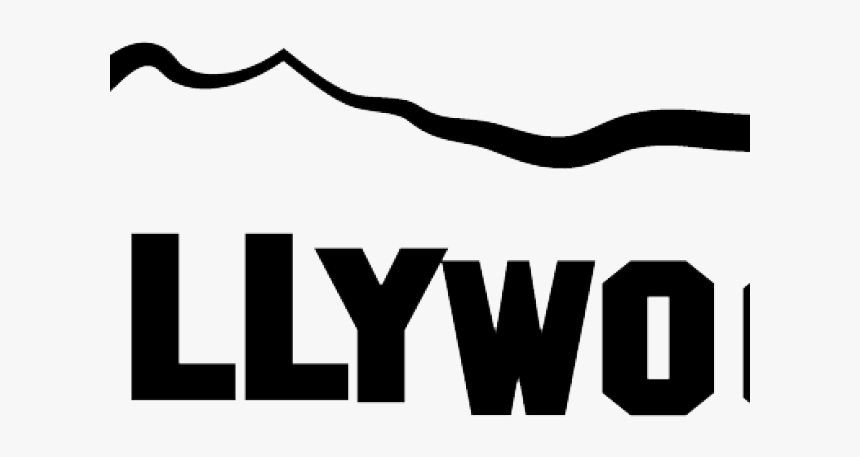 Clip Art Hollywood Sign Outline Hollywood Sign White Background Hd Png Download Kindpng