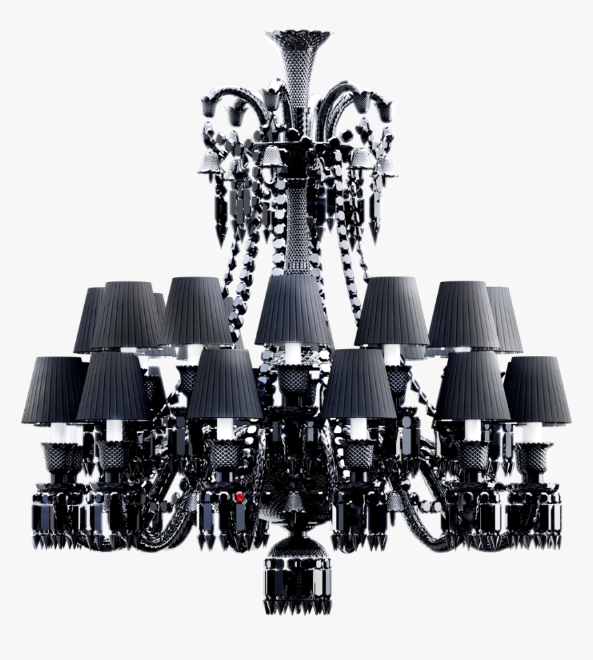 Zenith Chandelier 24l Black Crystal - Modern Black Chandelier Png, Transparent Png, Free Download