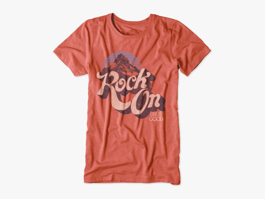 Women"s Rock On Cool Tee - Active Shirt, HD Png Download, Free Download