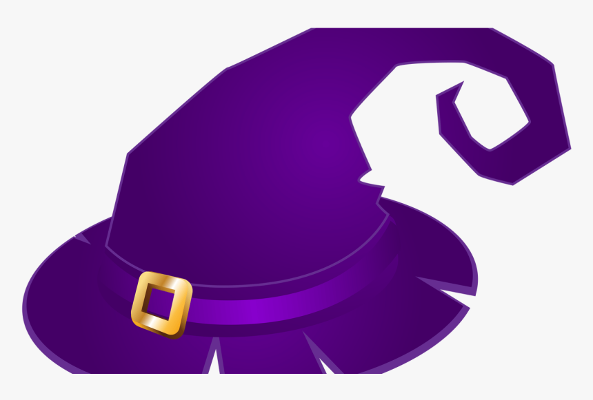 Purple Witch Hat Transparent Png Clip Art Image Gallery - Purple Witch Hat Transparent Background, Png Download, Free Download