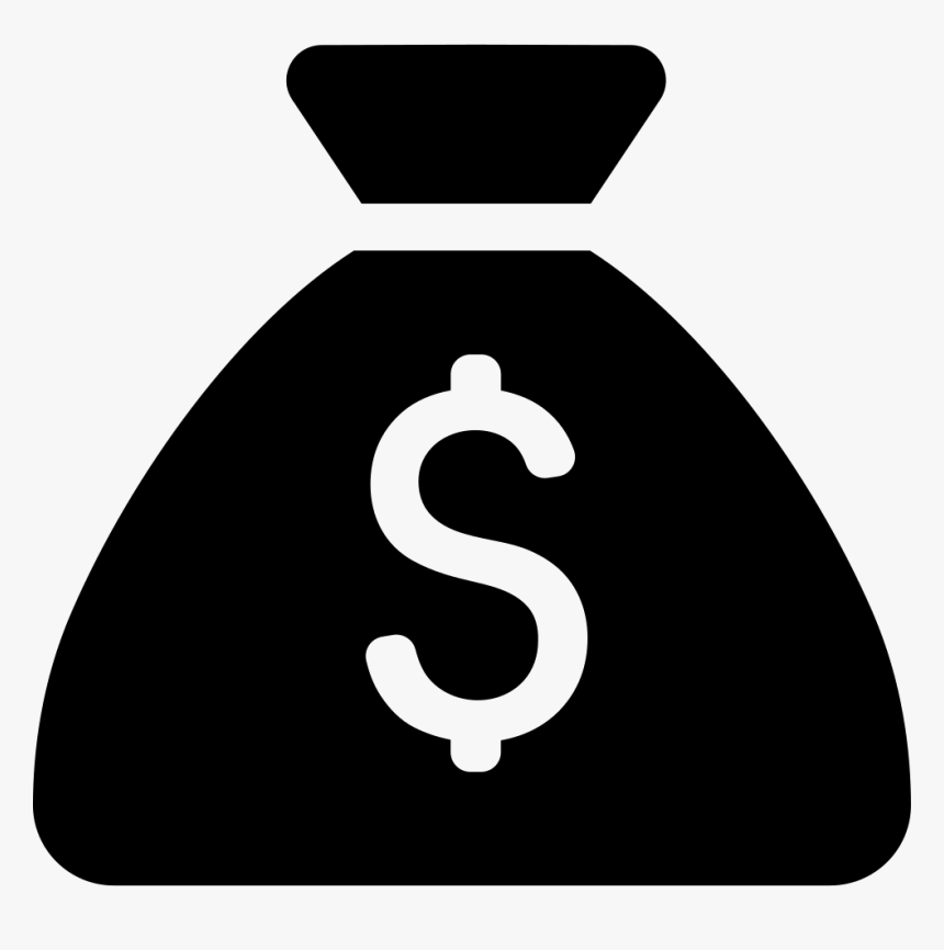 Bag Of Money With Dollar Sign Comments - Money Bag Symbol, HD Png Download, Free Download