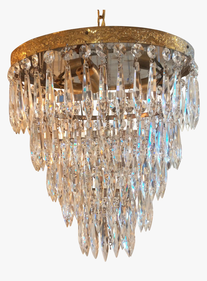 1950"s Italian Upside Down Wedding Cake Chandelier - Chandelier, HD Png Download, Free Download