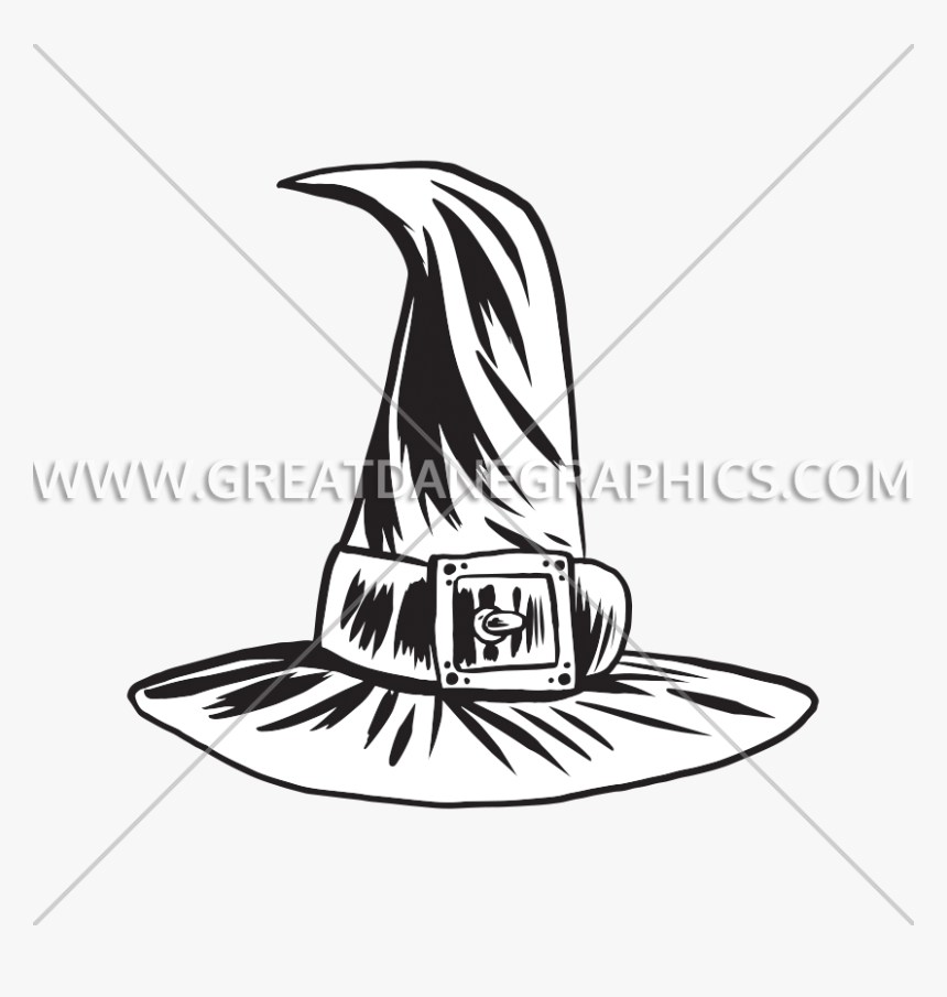 Witch Hat Production Ready Artwork For T Shirt Printing, HD Png Download, Free Download
