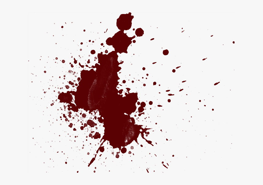 Blood Stain Png - Blood Splatter Image Photoshop, Transparent Png, Free Download