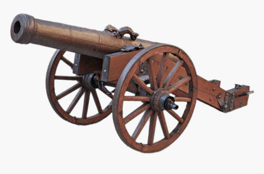 Cannon On Large Wheels - Cannon No Wheels Png, Transparent Png, Free Download