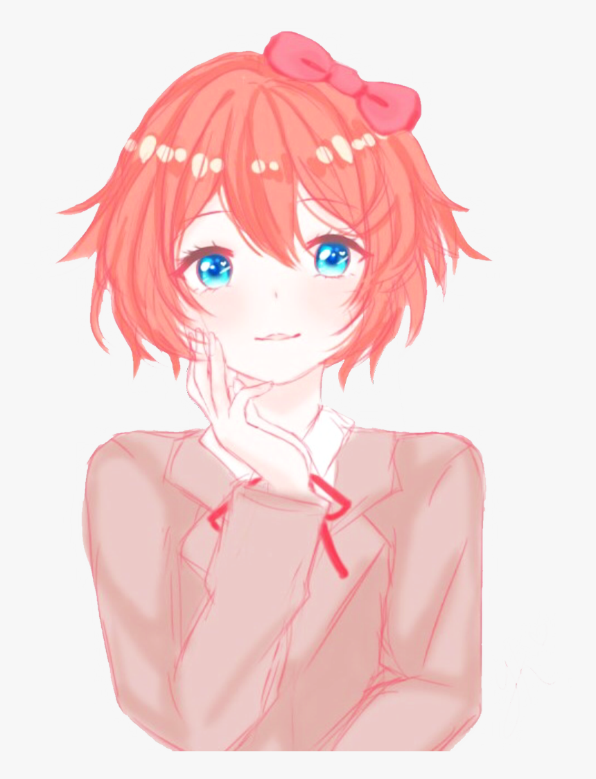 #sayori #ddlc #png #freetoedit, Transparent Png, Free Download