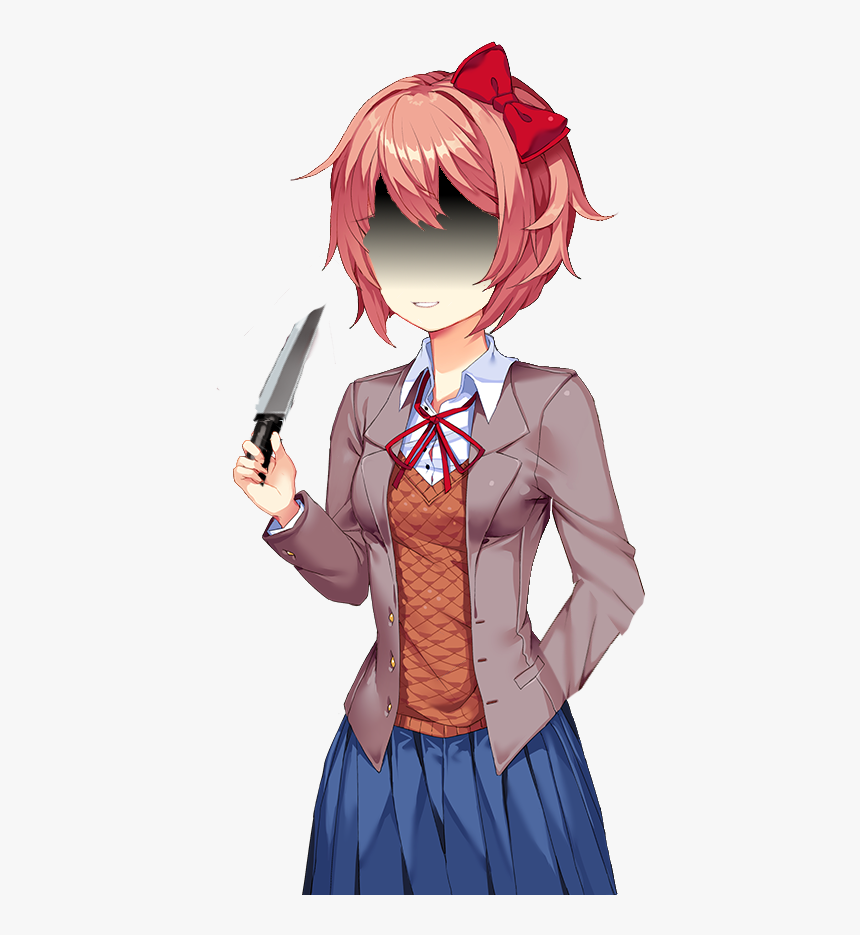 Doki Doki Literature Club Sprite Edits, HD Png Download, Free Download