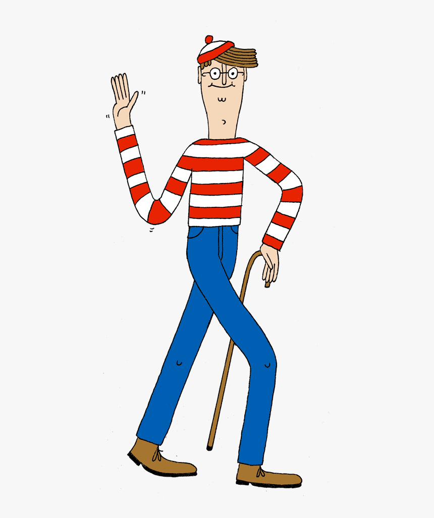 Zombie Waldo Png Clipart Clip Art Freeuse Download - Where's Waldo Transparent Background, Png Download, Free Download
