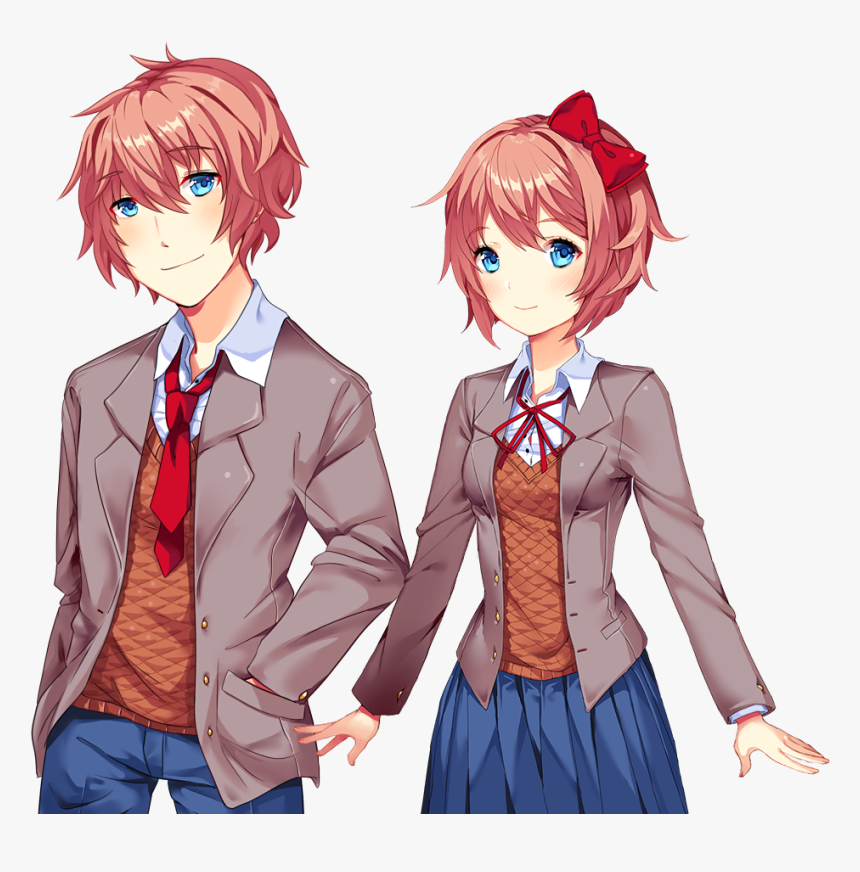 Doki Doki Literature Club Sayori Sprite - Doki Doki Literature Club Sayori, HD Png Download, Free Download