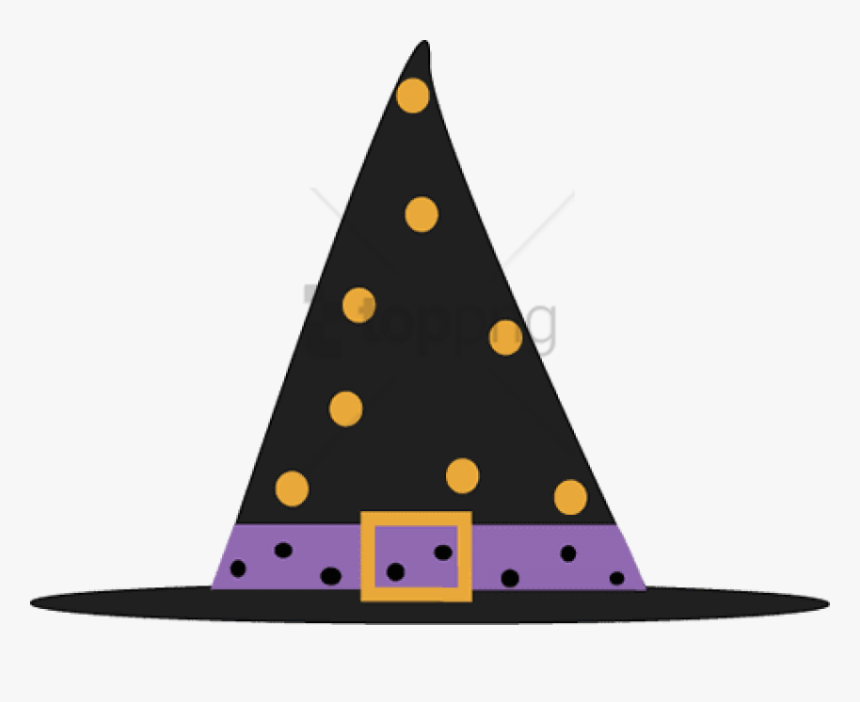 Witch Hat Clipart Pregnant - Cute Halloween Witch Hat, HD Png Download, Free Download