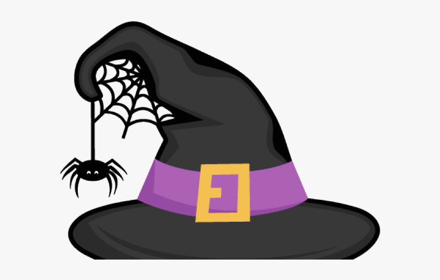 Cartoon Witch Hat - Halloween Witch Hat Clipart, HD Png Download, Free Download