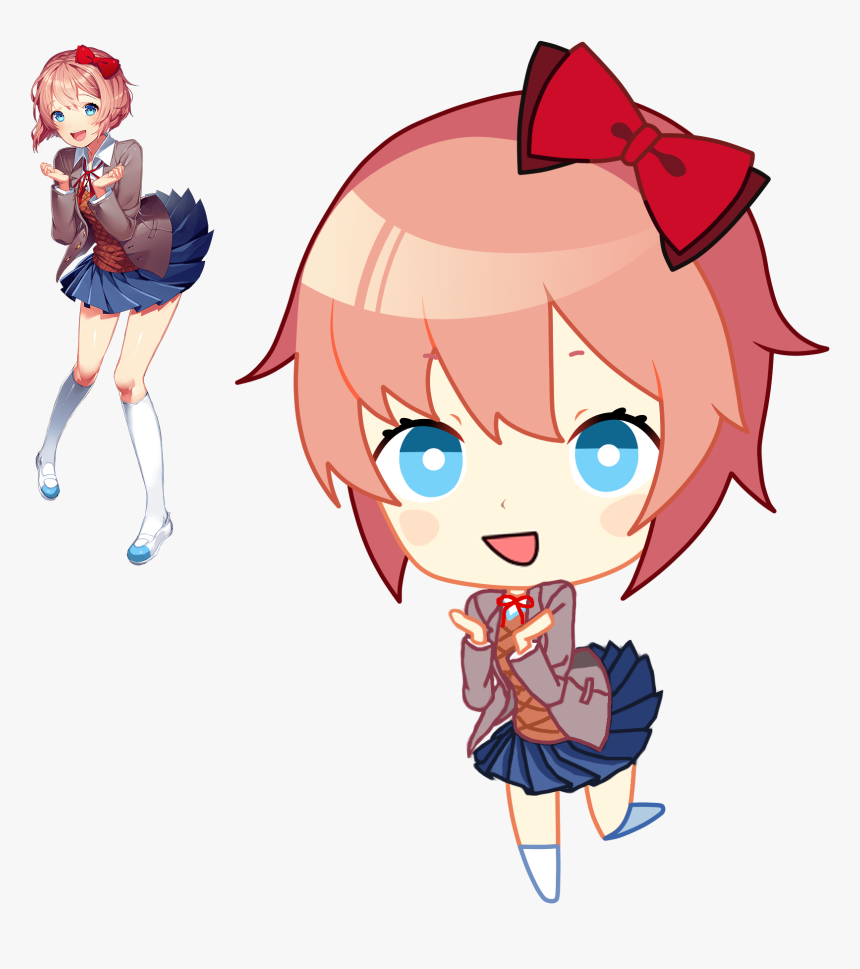 Doki Doki Literature Club Sayori Png, Transparent Png, Free Download