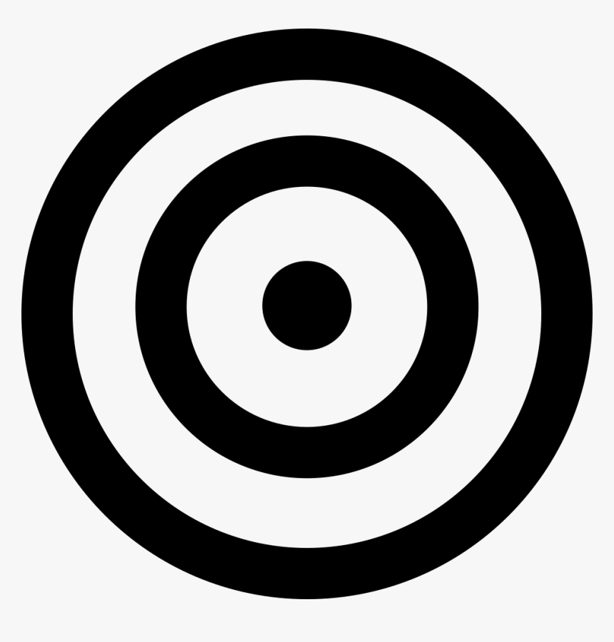 Target Circles - Number 2 With Circle, HD Png Download, Free Download