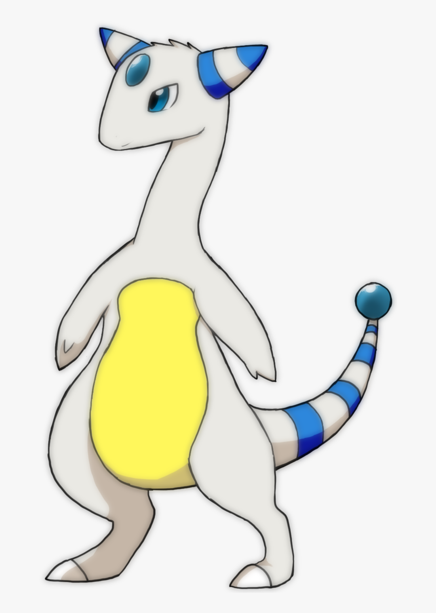 Lumeria, The White Ampharos V2 - Cartoon, HD Png Download, Free Download