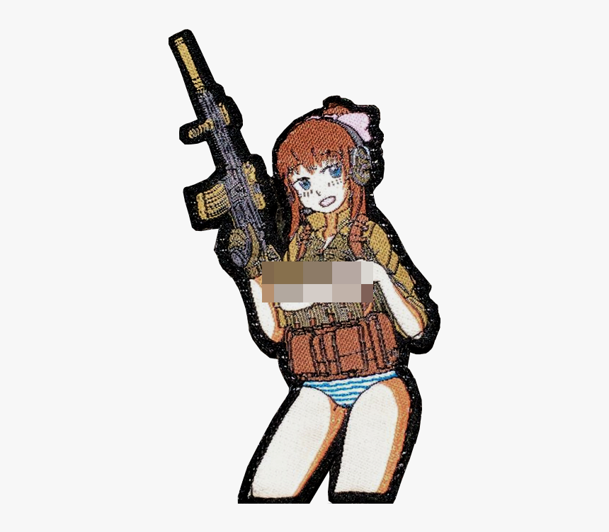 Sayori Die Cut - Sayori With A Gun, HD Png Download, Free Download