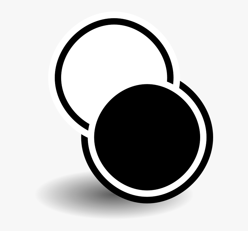 Black, White, Round, Tango, Circles, Maxim, Circle - Círculos Blanco Y Negro, HD Png Download, Free Download