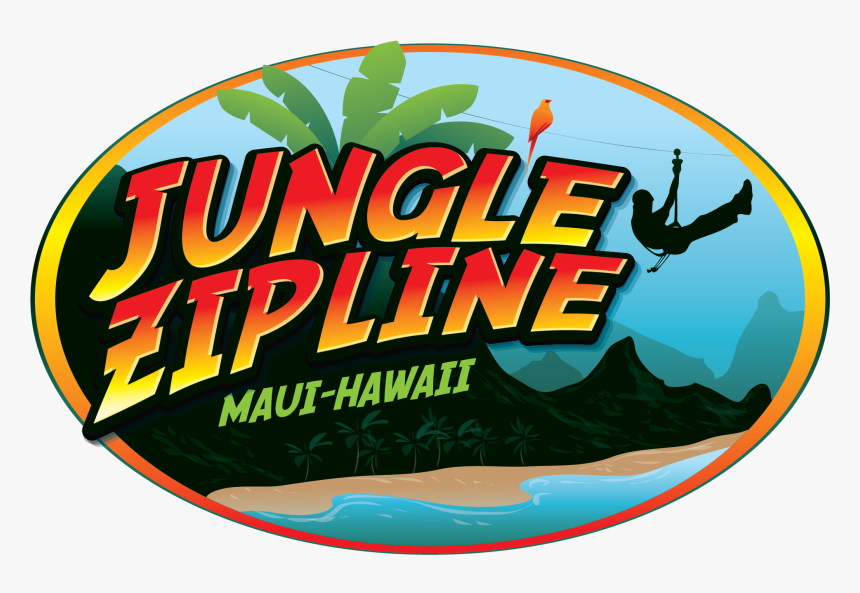 Jungle Zipline Maui - Graphic Design, HD Png Download, Free Download