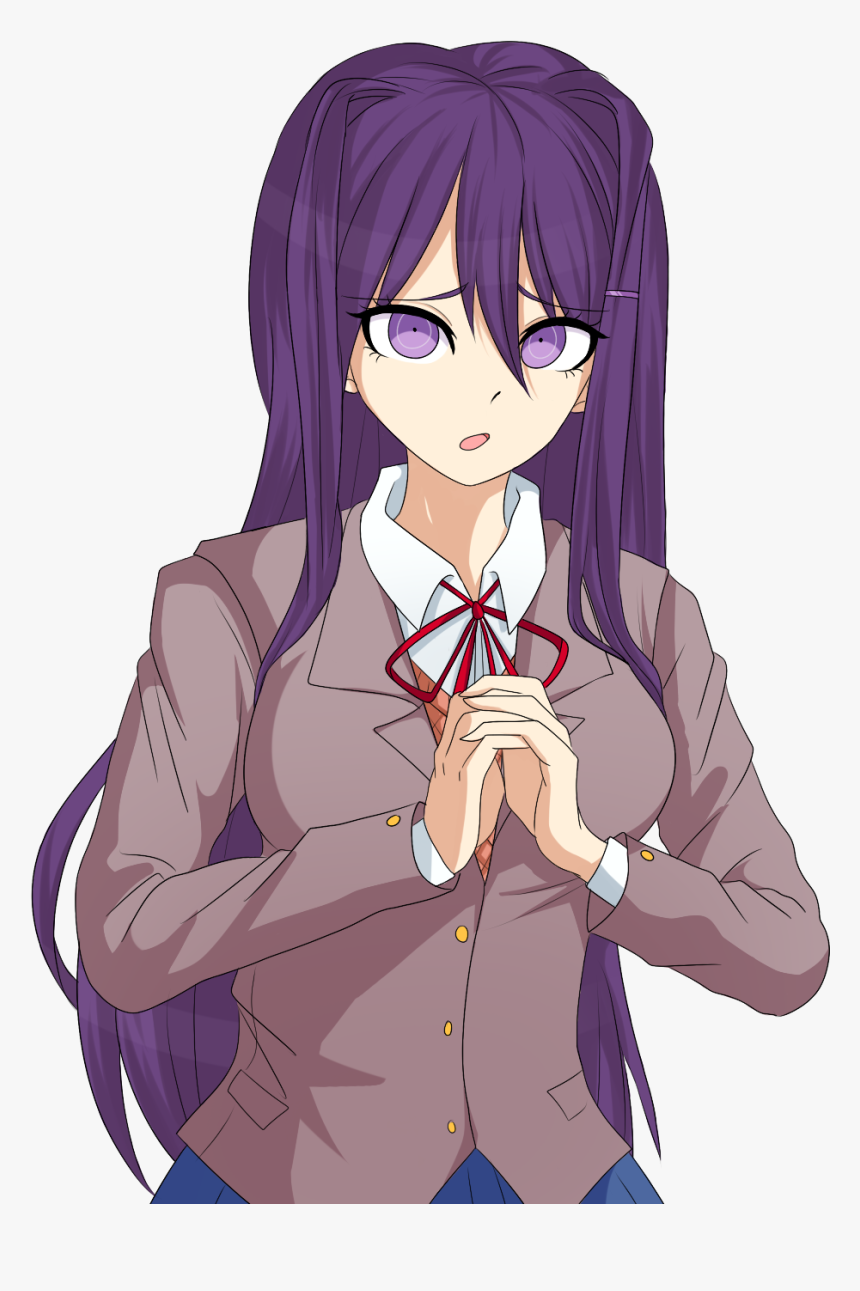Transparent Yuri Doki Doki Png - Danganronpa Doki Doki Literature Club, Png Download, Free Download